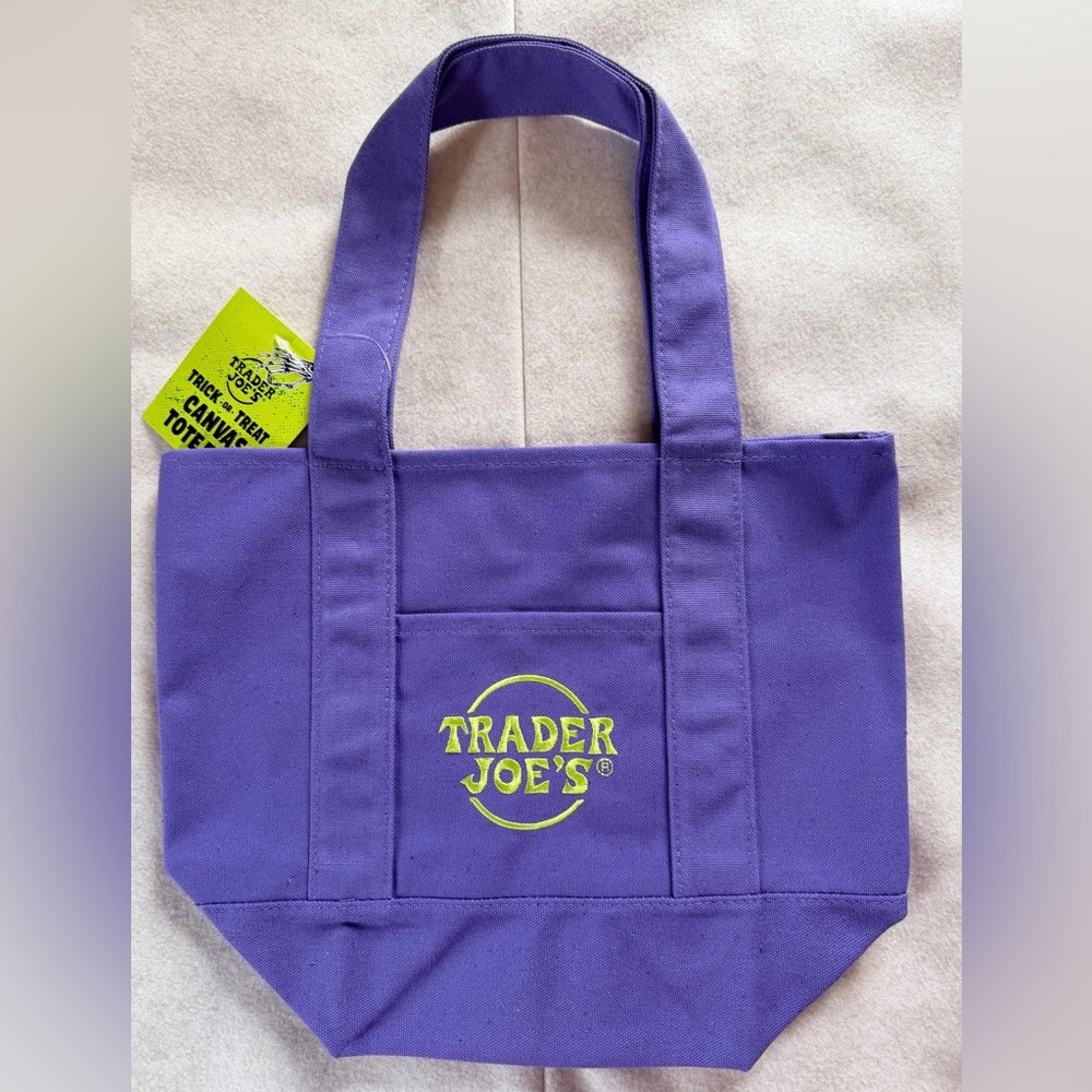 Trader Joe's Purple Tote Bag